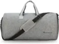 Graue Reise-Kleidersack-Reisetasche, große Kapazität, umwandelbar mit Schultergurt. - Grau (2021#)