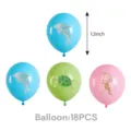 Detaillierte Ansicht von Meerestiere Latex Ballons mit Delfin, Schildkröte und Qualle Motiven. - 海洋动物气球