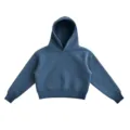 Μπλε βαρύ oversized φούτερ με κουκούλα casual streetwear unisex μονόχρωμο - 3XL / Tops / Ναυτικό μπλε