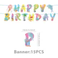 Ozean Thema alles Gute zum Geburtstag Banner Set mit niedlichen Meerestieren Party. - 海洋动物拉旗