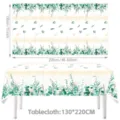 Eukalyptusblatt Tischdecke rechteckig tischabdeckung für party hochzeit dekoration 130x220cm - Tischdecke 130*220cm