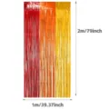 Bunte Folien Fransen Vorhang fuer Party Dekoration, Lametta Hintergrund groesse 2mx1m. - Lametta-Vorhang / 1*2M