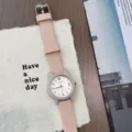 Rosa Katzenohren Quarzuhr mit weichem Silikonarmband, süßes Schüler-Accessoire Alltag. - Rosa