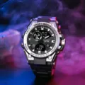 Herren multifunktionale Sport Digitaluhr mit wasserdichtem Design, Taktik Stil und Dual Display. - Silberplatte