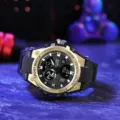 Herren Sport Taktische Uhr, multifunktionale wasserdichte Digitaluhr für Outdoor-Sport. - Schwarz Mit Gold