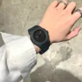 Herrenuhr schwarze Quarzuhr mit achteckiger Lünette und bequemem Kunststoffarmband Alltag. - Schwarz (Skala-Stil)