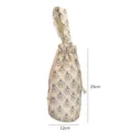 Borsa trapuntata per bottiglia d'acqua con coulisse, custodia portatile per tazza isolata - 12*25cm / Borsa a Mano con Bouquet