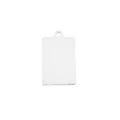 Mirror stainless steel rectangular DIY pendant charm blank jewelry accessories - Steel