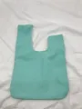 Japanischer Segeltuch Knoten Handgelenk Beutel, lässige tragbare Mini Münzschlüssel Tasche. - Hellgrün