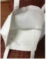 Einfache weiße Canvas Tragetasche für DIY Malerei, praktische Freizeittasche mit Innentasche. - Einschichtig mit Reißverschluss / Reinweiß