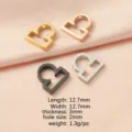 Stainless steel hollow zodiac charm DIY jewelry accessory set featuring four color variants. - Libra
