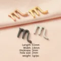 Stainless steel Scorpio constellation DIY jewelry charms pendant, 11x14mm, pack of multi colors. - Scorpio