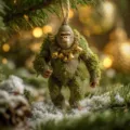 Χριστουγεννιάτικο στολίδι γορίλας Bigfoot κρεμαστή διακόσμηση δέντρου ακρυλική φιγούρα - Στυλ Η