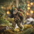 Στόλισμα χριστουγεννιάτικου δέντρου Bigfoot κρεμαστό ρητίνη διακόσμηση γιορτής - Στυλ Δ