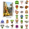 Detailed acrylic advent calendar and funny meme character hanging ornaments for holiday decor. - Classic of Mountains and Seas Blind Box - Style G