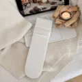 Gemütliche japanische gerippte Socken für Damen, weiche einfarbige Strick-Freizeitsocken. - Einheitsgröße / Weiß (1 Paar)
