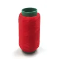 Red sewing thread spool for home hand sewing and clothes repair, durable and bright color. - Red