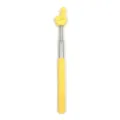 Telescopic pointing stick for teachers classroom reading pointer hand shape yellow color tool - Yellow