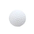 Verdickter Weißer Silikon Wandpuffer Türstopper Mit Golf Textur Stumme Antikollisionsmatte - Rund / Weiß