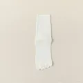 Weisse Zehensocken fuer Herren, Fuenffinger-Design, atmungsaktive bequeme Freizeitsocken. - Einheitsgröße / 1 Paar / Weiß