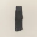 Herren dunkelgraue Zehensocken, Mittelsocken mit getrennten Zehen, atmungsaktiv Alltag - Einheitsgröße / 1 Paar / Dunkelgrau