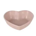 Cute Pink Wheat Straw Heart-Shaped Sauce Dish Small Tableware Kitchen Dipping Bowl Plate - Heart Shape / Beige