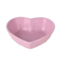 Pink wheat straw heart shaped small sauce dish, cute kitchen tableware for seasoning vinegar. - Heart Shape / Pink