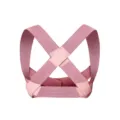 Adjustable Posture Corrector Belt for Back Support Yoga Open Shoulder Stretch Strap - S / Pink