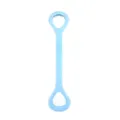 Light blue figure-8 resistance band for yoga fitness stretching variant item option blue - Blue
