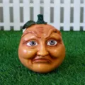 Halloween funny pumpkin head outdoor garden decoration ornament for party spooky festive setup. - Style C / 16cm