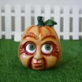 Halloween funny pumpkin head garden decoration resin sculpture spooky party prop - Style F