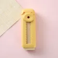 Einziehbarer Schüler-Radierer mit Nachfüllkern, sauberes und rückstandsfreies Schreibwarendetail. - Push Radiergummi (Ingwergelb/Einzelpreis)