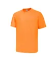 Men's orange quick-dry short-sleeve sports T-shirt, breathable running fitness top. - Orange