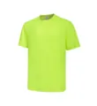 Men quick-drying short sleeve sports t-shirt, breathable crew neck fitness running tee shirt. - S / Fluorescent Green