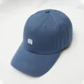 Blauwe honkbalpet voor heren en dames, stijlvolle gebogen rand casual zonnehoed met borduurwerk. - Verstelbaar / Blauw