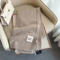 Sciarpa in maglia di lana cammello da donna, scaldacollo invernale caldo, morbido accessorio moda cozy. - Velluto Viola