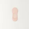 Damen atmungsaktive Mesh unsichtbare Bootssocken einfarbig Anti-Rutsch Silikon Socken - Einheitsgröße / 1 Paar / Rosa