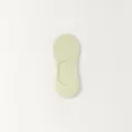 Sommer Damen atmungsaktive Mesh unsichtbare Füßlinge einfarbig rutschfest bequeme Socken - Einheitsgröße / 1 Paar / Grün