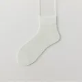 Damen kurze atmungsaktive Mesh einfarbige weiße Socken Variante für Sommer Freizeitkleidung - Einheitsgröße / Hellgrün