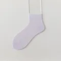Lila Netz Kurzsocken Damen Sommer atmungsaktiv dünner einfarbiger bequemer Socken - Einheitsgröße / Hellviolett