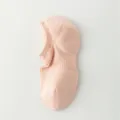 Einfarbige flache Mesh atmungsaktive Kurzsocken für Damen, bequemer Alltag und Sport. - Einheitsgröße / 1 Paar / Hellorange