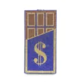 Τσάντα βραδινή clutch σοκολάτα στρας δολάριο πολυτελείας designer πάρτι τσάντα γυναικεία - Μπλε