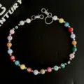 Bunte Billardkugel Perlen Hosenkette Y2K Hip Hop Taillenkette Schlüsselanhänger Accessoire - Bunte Billardkugeln