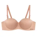 Nahtloser bügelloser Push-Up-Damen-BH mit verstellbaren Trägern in hauttonfarbenem Design. - 32/A / Hautfarben