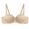 Στραπλες σουτιέν σε nude χρώμα push up χωρίς μπανέλα με αποσπώμενες τιράντες για γυναίκες - Χρώμα OC