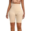 Hochtaillierte nahtlose Miederhose Bauchweg Shaper Shorts fuer Damen hautfarben Modell - S / Hautfarben