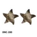 Disposable self adhesive star shaped nipple covers sexy metallic snakeskin pasties - One Size / Star Snake Print