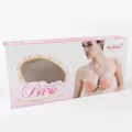 Silicone invisible bra packaging box showcasing push up adhesive bra ideal for wedding dresses. - Transparent Window Pink Box Style