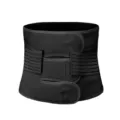 Zwarte sport taille trainer riem voor fitness training, postpartium herstel en vorming. - M / Zwart