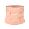 Ademende buikband na de bevalling taille trainer herstel buikcorset roze elastisch - M / Nude